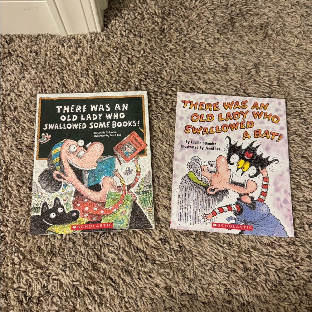 There was a old lady who swallowed… picture books